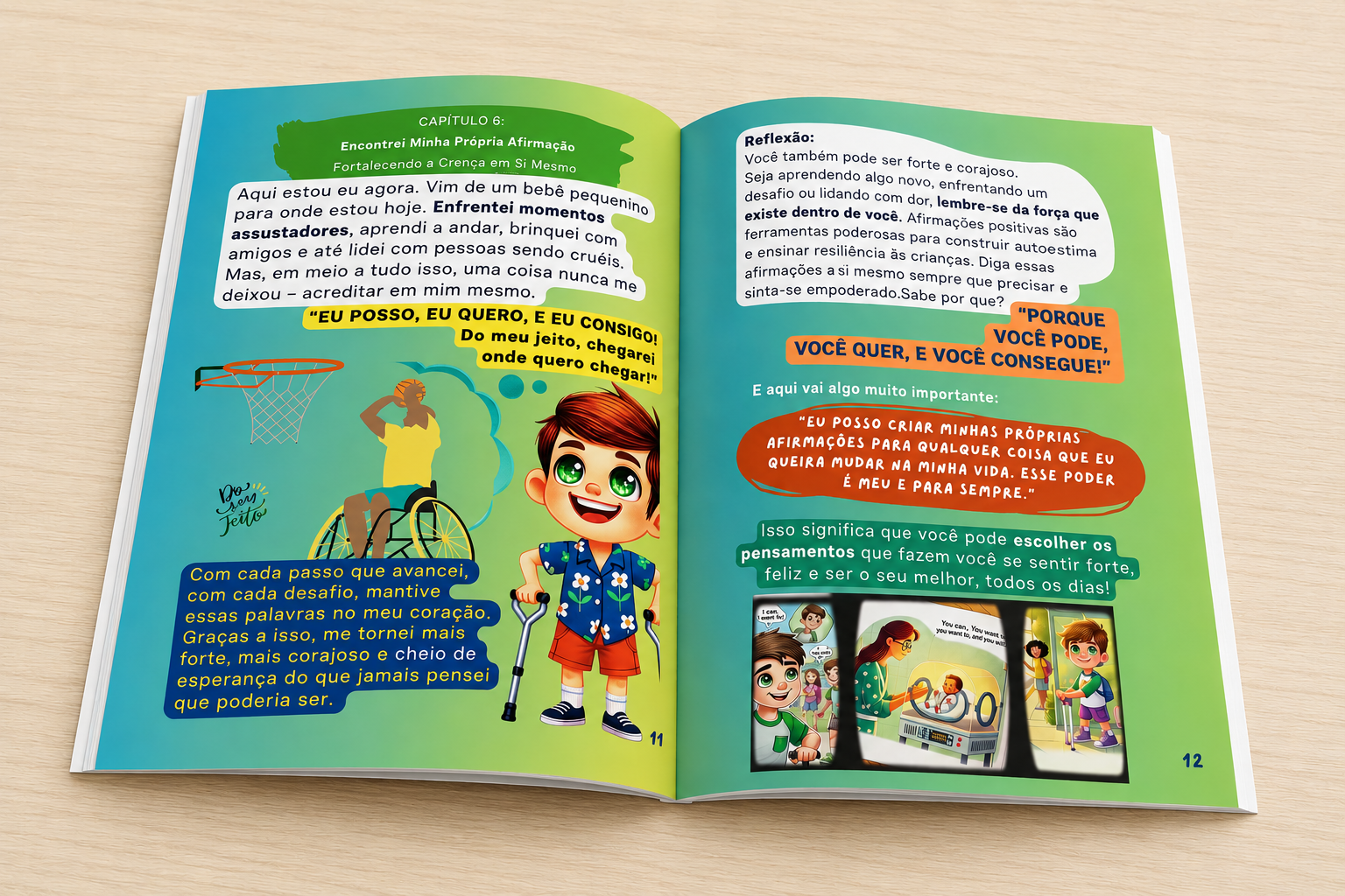 Book interior spread