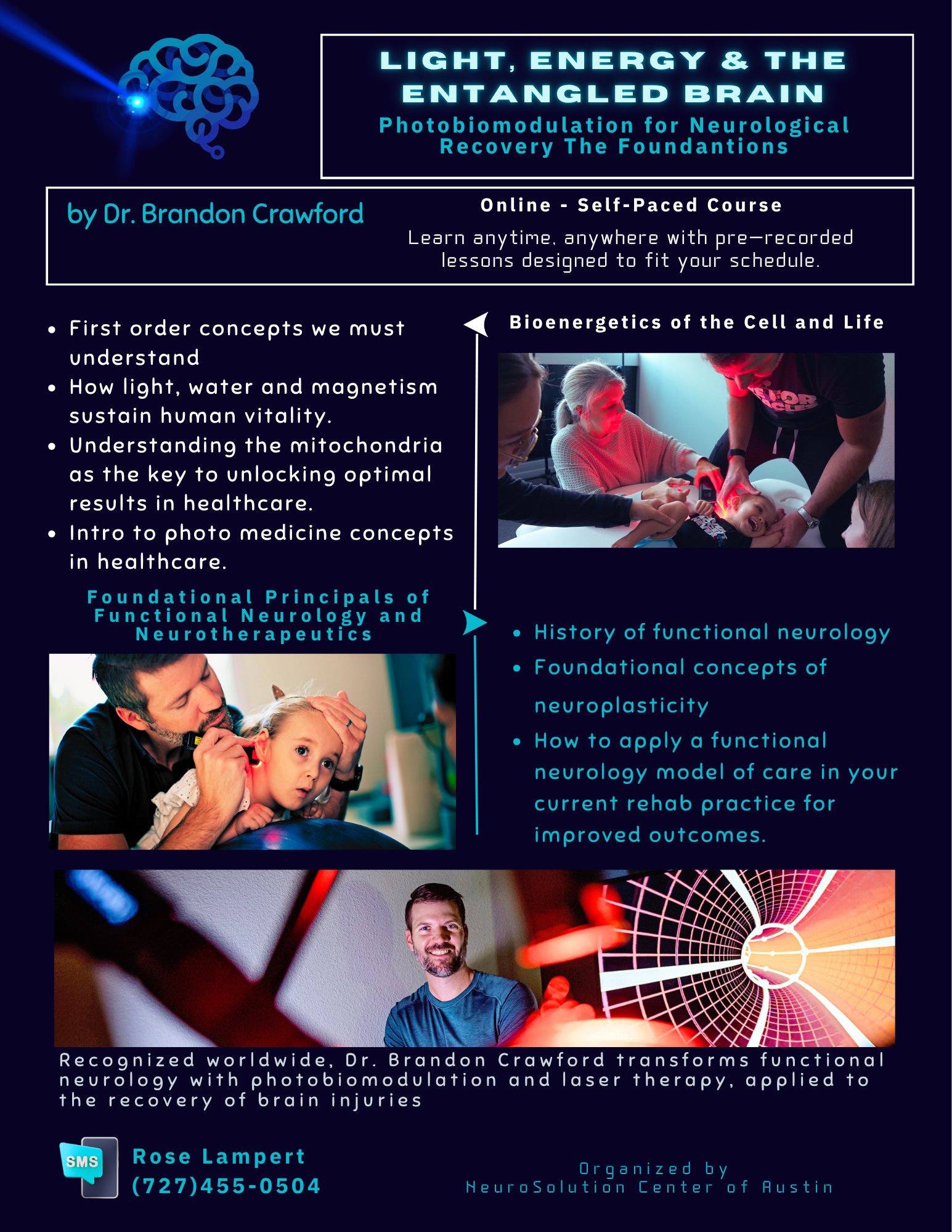 Light, Energy & The Entangled Brain — Neurological Recovery Course poster