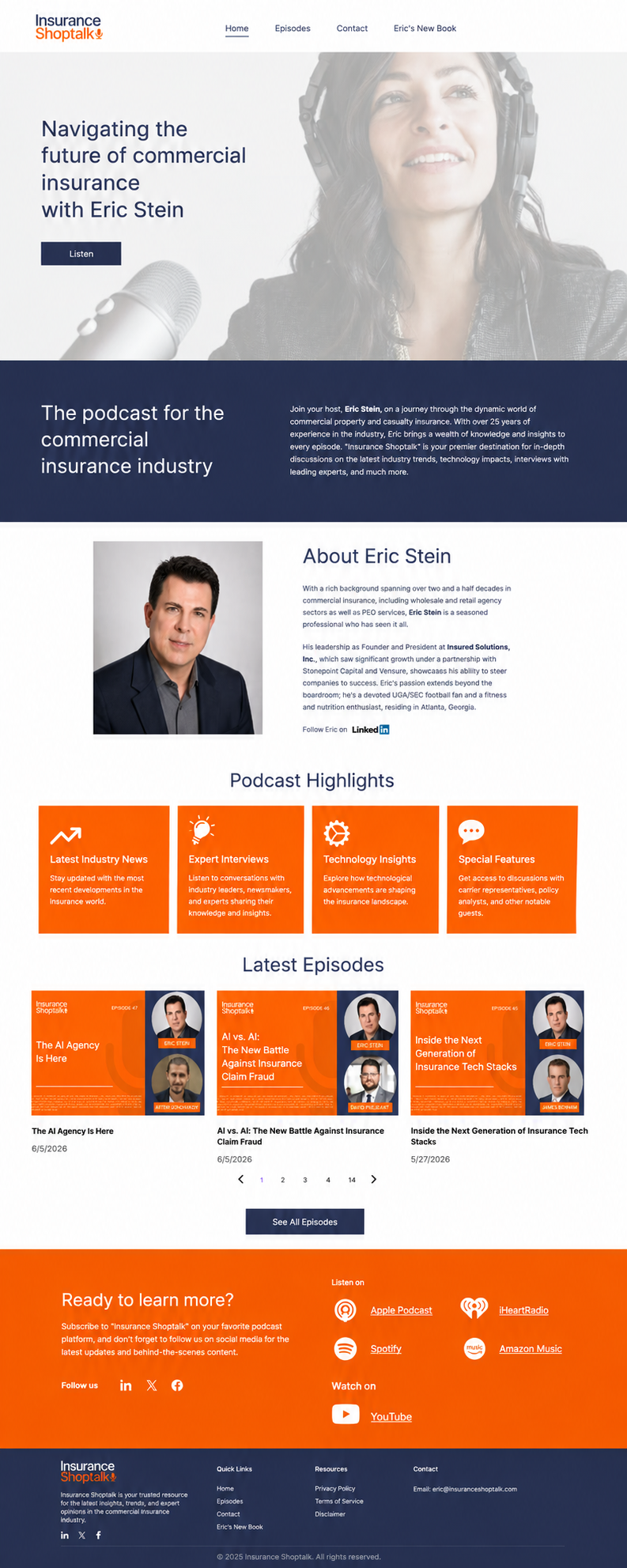 Insurance Shoptalk — website home page